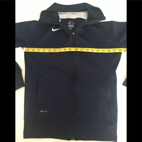 Nike Dri-Fit Navy Blue Track Jacket - Women's Medium - Picture 6 of 12